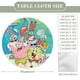 thumbnail image 2 of Bob Esponja-theme Fitted Round Tablecloths Elastic Edged Table Covers Waterproof Table Cloth for Kitchen Holiday Party Tables Decor 120cm, 2 of 6