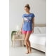 thumbnail image 1 of Pijama Mujer Hello Kitty azul L, 1 of 8