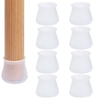 Genérica - 8Pcs Protector Grueso De Silicona Para Patas Sillas Mueble