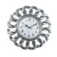 thumbnail image 4 of Reloj De Pared Retro Silencioso Elegante Decorativo Para Decoración Comedor Restaurante Plata, 4 of 5