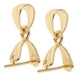 thumbnail image 2 of 2 Piezas De Plata De Ley 925 Pinch Clip Bail Broche Conector Oro 4.5mm, 2 of 6
