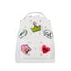 thumbnail image 3 of Cartoon Waterproof Backpack With Charm, Lightweight Zipper Mini Travel Beach Bag For Women Girls, 3 of 3