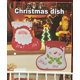 thumbnail image 2 of Plato Navideño Decorativo Con Forma De Bota De Santa Claus Y Muñeco De Nieve, 2 of 3