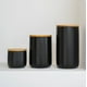 thumbnail image 5 of Contenedor de Cerámica Hermético Tapa Madera S Negro Simplit, 5 of 6