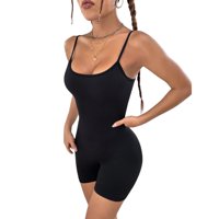 Sukha - Enterito Push Up Sin Mangas Corto Negro S