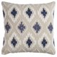 thumbnail image 1 of Almohada decorativa Rizzy Home T11762, relleno de polietileno, 50 x 50 cm, azul y blanco, 1 of 2