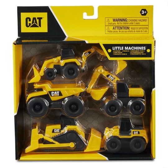 Vehículo De Juguete Pack 5 Mini Camiones CAT
