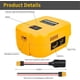 thumbnail image 2 of Adaptador de Batería para Power Wheels Compatible con Dewalt 20V Max Battery, Convertidor de Energía de 20V a 12V Step Down con USB y Type C, Puertos XT60 para Autos RC, DIY, Electrodoméstico de A..., 2 of 7