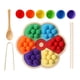 thumbnail image 1 of Montessori Rainbow Peg Board Clasificación Y Conteo De Colores Para Niñas En Edad Preescolar, 1 of 5
