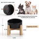 thumbnail image 4 of Tazón para perro Petygooing negro de cerámica, 400 ml, inclinación de 15°, 4 of 6