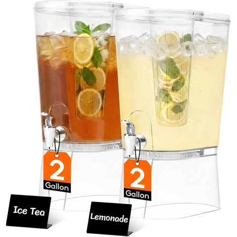 Lifewit - Dispensador De Bebidas 8 L 2 Gal Pet Con Filtro