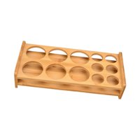 Bothyi - Soporte De Madera Para Vaso De Chupito, Soporte De Almacenamiento Para Vasos De Bebida Para Fiesta En Casa, 12 Agujeros