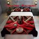 thumbnail image 1 of 3pcs Warrior Dual Swords Theme Printed Bedding Set Soft Duvet Cover and Two Pillowcases, 1 of 5