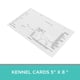 thumbnail image 3 of Tarjetas para Jaula GROOMER ESSENTIALS 13x20 cm Paquete de 100, 3 of 8
