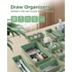 thumbnail image 3 of Set de Organizador de Cajones de Plástico Caddy BiuLeon 25 piezas Verde, 3 of 7