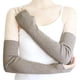 thumbnail image 1 of Calentadores de brazos sin dedos para mujer, guantes elásticos de invierno, guantes acrílicos de 50 cm de largo., 1 of 6