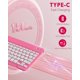 thumbnail image 5 of Funda con teclado MoKo para iPad de 11ª y 10ª generación – Rosa persa, 5 of 8