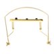 thumbnail image 2 of Soporte De Armónica Soporte De Cuello Profesional Ajustable Dorado Para 10 Agujeros, 2 of 3