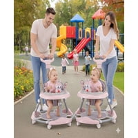 Myl Todo Hogar - Pack 2 Andador De Bebe Gemelos Con Juegos Interactivos Rosado