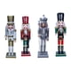 thumbnail image 4 of 4 Piezas De Figuras De Cascanueces De 12 Pulgadas, Figuras Decorativas De Navidad, Decoración Hecha A Mano, Estilo I, 4 of 5