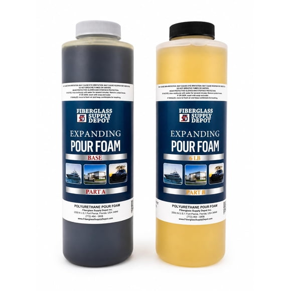 Kit de espuma de vertido de 1 L y densidad 6 lb – Fiberglass Supply Depot