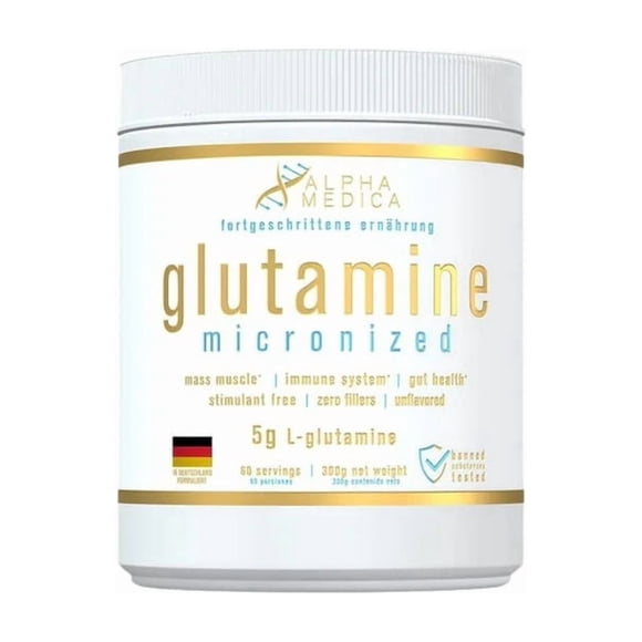 Glutamina 300gr 60 Servicios - Alpha Medica