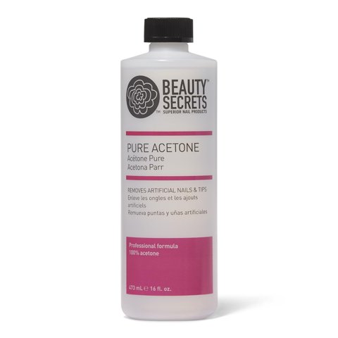 Removedor De Acetona Pura Beauty Secrets Para Manicuristas 473 Ml
