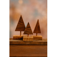 Circuito Verde - Adorno Navideño 3 Pinos, Natural