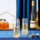 thumbnail image 3 of Champagne Flutes N9R, 9 oz, plástico, sin tallo, borde dorado (paquete de 12), 3 of 7