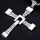 thumbnail image 2 of Collar con la cruz de la película Dom Toretto. Collar con la cruz de Dominic Toretto para hombre y adulto. Cadena de plata., 2 of 7