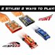 thumbnail image 2 of Coche de Carreras de Carta FLAT 2 FAST Original Speed – Negro Ónix, 2 of 7