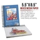 thumbnail image 2 of Cuaderno de bocetos U.S. Art Supply, técnica mixta, 14 x 21 cm, 160 g/m², paquete de 2, 2 of 5