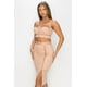 thumbnail image 5 of Conjunto de Top de Tirantes con Tachuelas y Minifalda con Abertura, 5 of 6