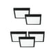 thumbnail image 1 of Pack 5 Panel LED Sobrepuesto Cuadrado Negro PRO 6W Cálido, 1 of 3
