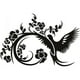 thumbnail image 1 of Decomural Floral Dove Flowers Birds WS-19462, 1 of 2