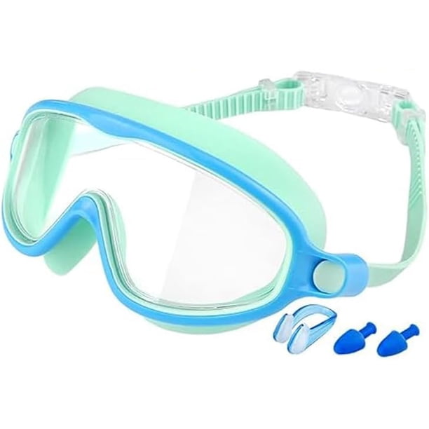 Gafas natación niños montura grande antivaho 2026 verano visión amplia