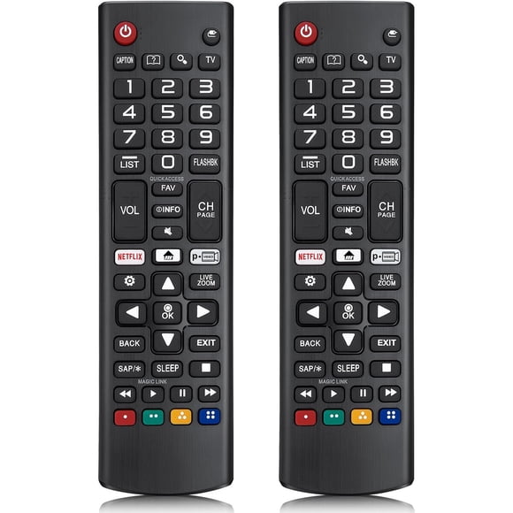2 Controles Loutoc AKB75095307 para TV LG