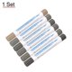 thumbnail image 3 of Palos de Relleno de Madera 6 Colores Cera de Madera Retoque Crayones de Reparación de Muebles para Gris Hierro Claro Gris Lujo Claro Gris Oscuro Gris Cemento Gris Madera de Caucho, 3 of 7