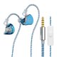 thumbnail image 2 of Monitores Intrauditivos Auriculares Estéreo Compactos Con Sonido Para Entrenamiento, Gimnasio, Correr, Música, Azul, 2 of 3