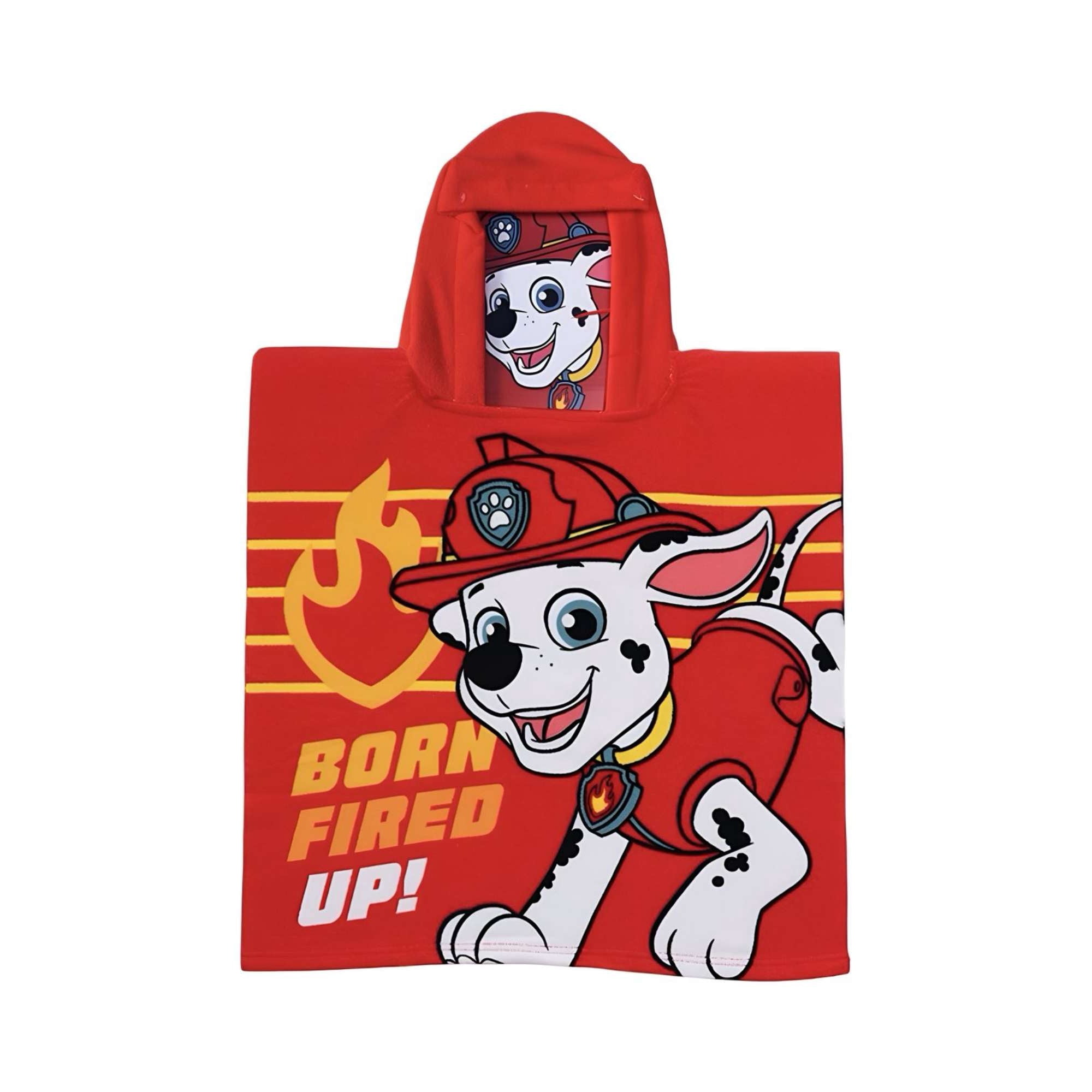 Mashini - Toalla Capucha Playa O Piscina Niño Niña Paw Patrol