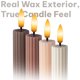 thumbnail image 4 of Juego de 4 velas LED West Ivory 25 cm con control remoto, 4 of 8