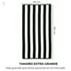 thumbnail image 2 of Toalla Microfibra Playa + Bolso Viaje 160x90 Cm Xl Gimnasio Grande Az Negro Verano, 2 of 9