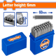 thumbnail image 1 of Set De 27 Punzones Letras A-z Y Simbolos 6 Mm 60 Mm Wadfow, 1 of 6