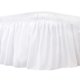 thumbnail image 1 of Falda de cama Biscaynebay King 38 cm blanca elástica, 1 of 9