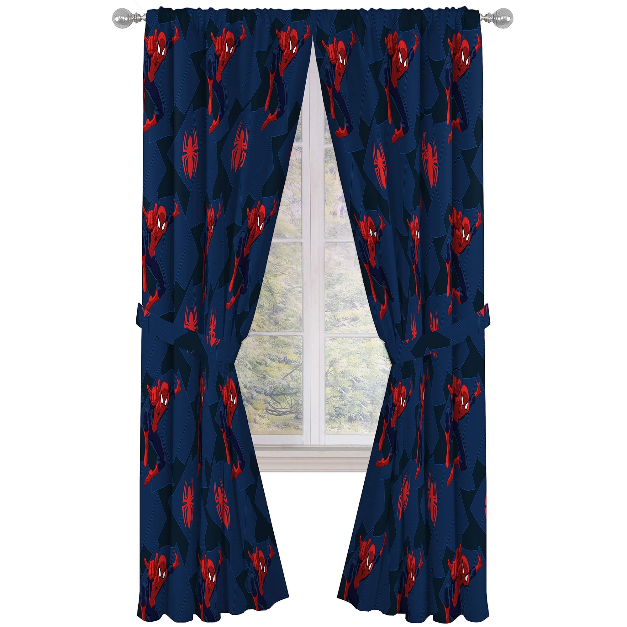 Set De Cortinas Jay Franco Marvel Spiderman Saving The Day