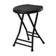 thumbnail image 1 of Taburete Plegable Silla De Camping Ultraligera Gruesa Para Mochileros Viajes En El Patio Negro, 1 of 5