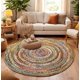 thumbnail image 4 of Alfombra COTTON CRAFT 150 cm redonda multicolor chindi, 4 of 8