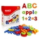 thumbnail image 1 of Magnetic Letters And Numbers For Educating Kids Plastic Alphabet Fridge Magnets ABC Words Numbers Educational Learning Toys Spelling Counting Uppercase Lowercase For Kindergarten Toddlers ( 80PCS ), 1 of 4