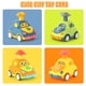 thumbnail image 3 of Set de 4 autos de juguete de retroceso QSONSELL para niños pequeños de 1 a 3 años, 3 of 7