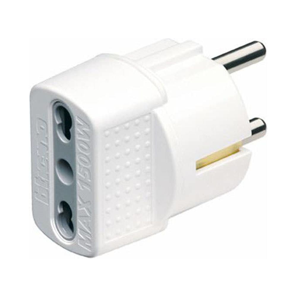 Bticino - Adaptador Bipaso 2p+t 10/16a Schucko